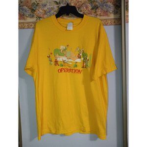 Operation Large Board Game 2007 Yellow Unisex Classic Novelty Fun Family Top